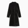 Women's bathrobe, black color, size 44 (s)