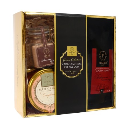 New Year. Set of "coffee for two": honey-sufle, coffee, spices, 575 g