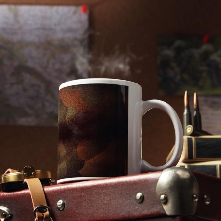 Mug "From February 23. Grandfather ", with application-2