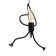 Lamp Bayerlux 1949/1 E27 40W black 26x40 cm