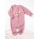 Kemovitson on buttons for children's fashion, height 56 ​​cm, pink color