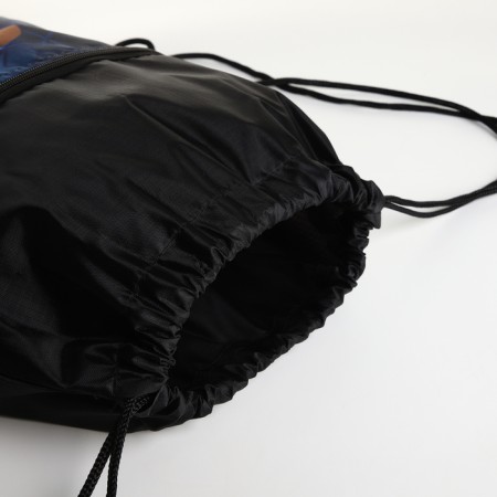 Bag for shoes on the lace, black color-2