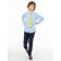 Surchachka upper for ISEE boys, height 146-152 cm, blue color