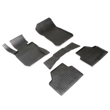 Rubber rugs ’grid’ for BMW X1 E84, 2009-2015