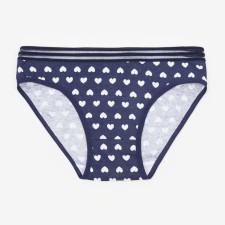 Panties female slips, dark blue color, rr 42-44