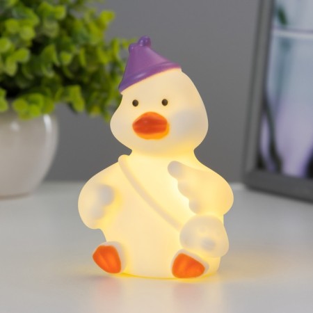 Nightlight "Duck" LED 2W from battery 3xlr44 white 6x7x11 cm Risalux-1