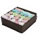Organizer for linen, 21 cells, brown color