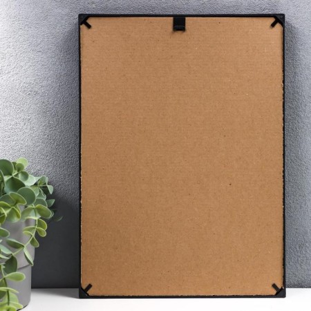 Photo frame plastic L-2 21x30 cm black (plastic screen)-2