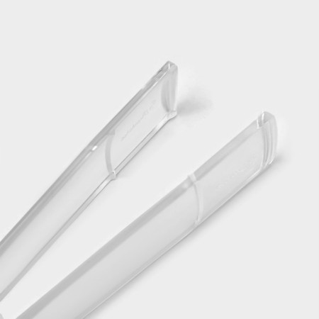 A glass bucket with a handle and forceps Sylvan, 650 ml, h = 13 cm-7