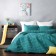 Software "Soft": a bedspread 160 x 220 cm, pillowcases 40 x 40 cm - 2 pcs, turquoise