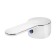Zein mixer handle, under a 35 mm cartridge, plastic, chrome