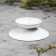 Gadal N "Gadal N" metal per 1 candle, 7.3x3 cm, white