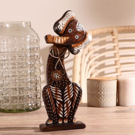 Souvenir on the stand "Elephant" tree 14x4.5x30 cm-1