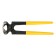 Building tundra ticks, CRV, straight rubberized handles, 200 mm