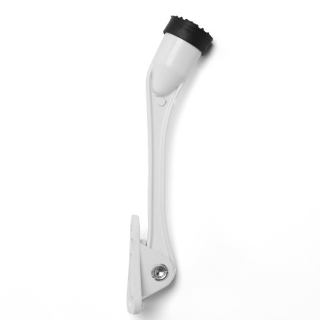 Door locomard lock, "goat leg", white color-12