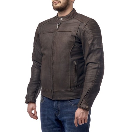 Leather jacket Bro brown, 4xl-1