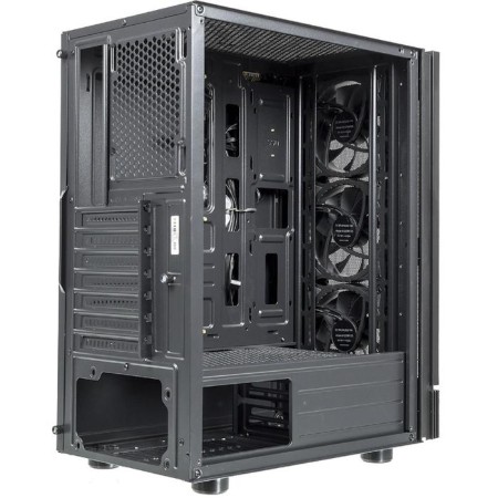Formula F-33RGB case, without BP, ATX, MIDI-Tower, Black-3