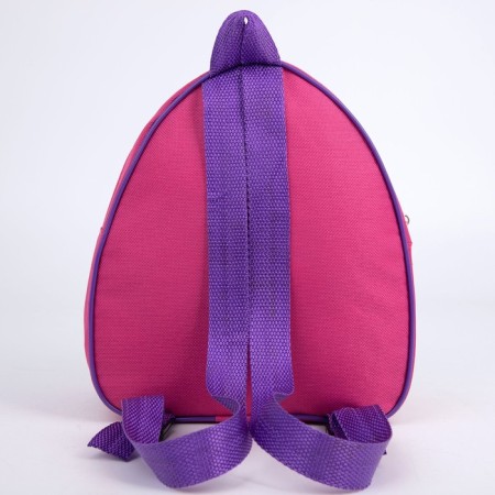 Baby backpack for a girl "Unicorn at a party", 23x20.5 cm, lightning department-3