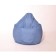 The pear-bag is large, diameter 90 cm, height is 135 cm, the color is denim