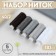 Set of threads, 40/2, 183 m, 5 pcs, color dark brown/gray spectrum