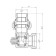 Connecting unit of the radiator OGINT 022-4723, 1/2 "X3/4, PN 10, separate, corner