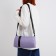 Youth bag with lightning, lilac color