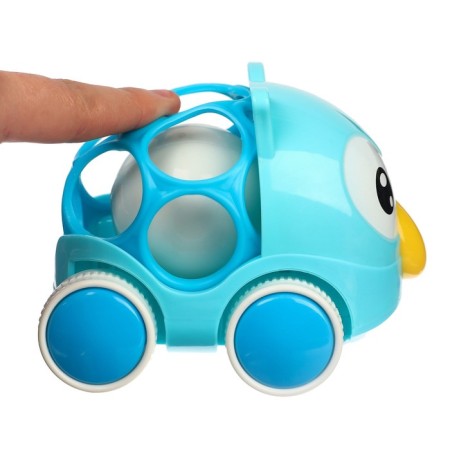 Machine - a rattle "owl", with elastic elements, crumb I-1