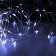 Garland "thread" 20 m dew, IP20, silver thread, 200 LED, white glow, 12 V