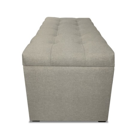 Puff with a lid and weighting, 800 × 400 × 420 mm, Bahama plus mattress, Sand color-4