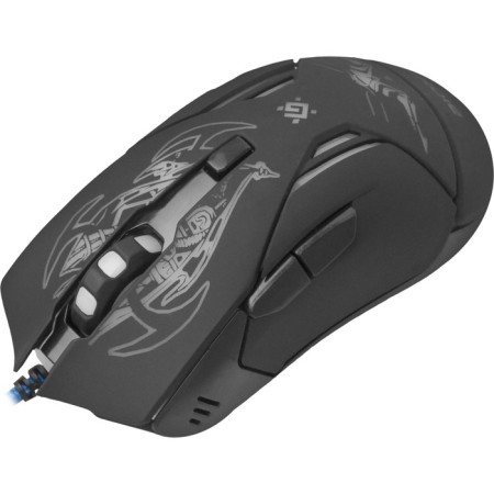 Mouse Defender Bionic GM-250L, wired, game, optical, 3200DPI, black-7