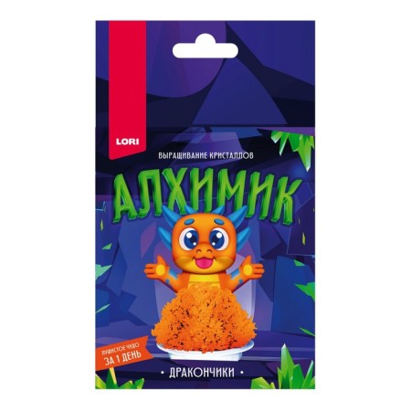 Growing crystals “Alchemist. Orange dragon "