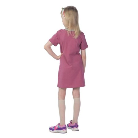 Baby dress, height 104 cm, raspberry color-3