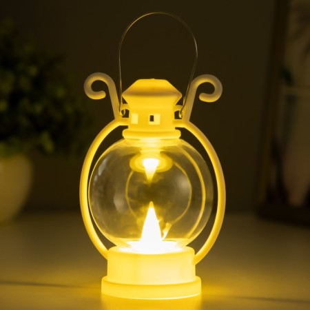 Nightlight "candle in the flashlight" 3hlr1130 white 8x8x12 cm Risalux-2