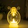 Nightlight "candle in the flashlight" 3hlr1130 white 8x8x12 cm Risalux