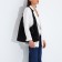Shopper bag, outer pocket, black color