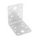 Fixed corner 70x70x55x2 mm, zinc, in packaging 40 pcs