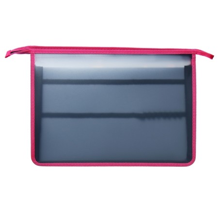 A4, 340 x 245 x 75 mm folder folder, 2 compartments, zipper from above, plastic, Hatber "because Capybara"-2