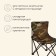 Tourist chair maclay, folding, 35x35x56 cm, khaki color