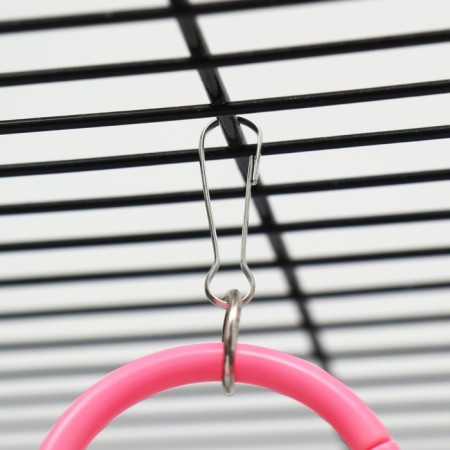 Toy for birds "Multi -colored rings" 5 pcs-5