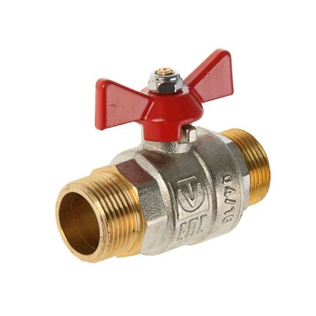 Ball bar Valtec Base, external/external thread 3/4 ", butterfly