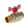 Ball bar Valtec Base, external/external thread 3/4 ", butterfly