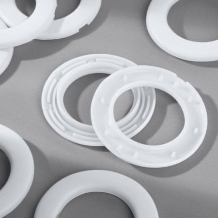 Curtains for curtains d3.5/5.5cm (nab 10pcs price for nab) matte white au-1