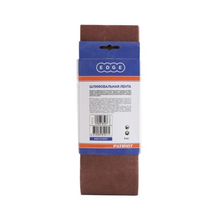 Abrasive tape Edge by Patriot, 100x610 mm, P120, 3 pcs.-2