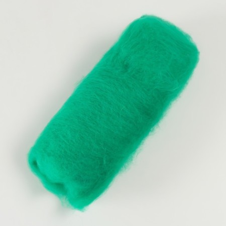 Fasting wool "cardoches" 100% half -toned wool 100g (green -yard - 109)-1