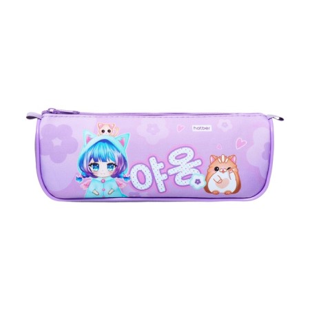 Penal soft, 1 department, 60 x 200 x 50 mm, voluminous, Hatber "Girl Cos"-1