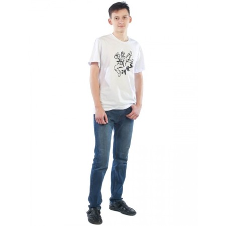 T-shirt "Tykvan-do", size 42, white color-2