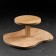 Glass Tea Set on an Eco wooden stand, 7 items: kettle 1.1 liters, 5 mugs 120 ml, stand