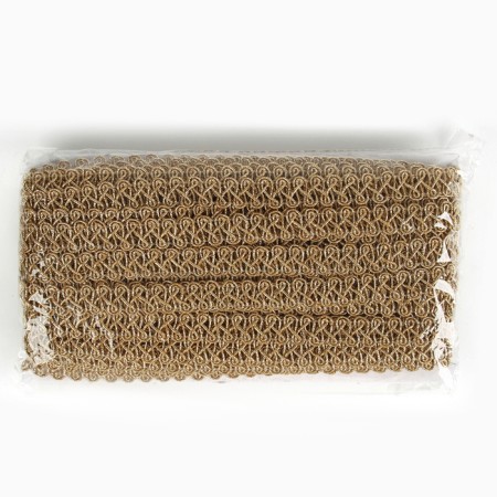 Braid curl gold 1.5 cm winding 25 meters-3