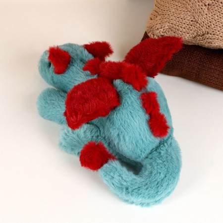 Soft toy "Dragon", 30 cm, blue color-4