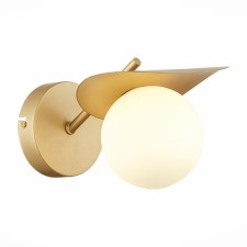 Wall lamp EVOLUCE. Sle220501-01. Bolzano. 1x5 W, G9, 4000K, 15x13 cm, golden color